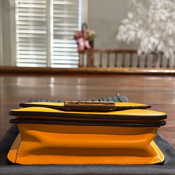 FENDI Fab Leather Crystal Mini Crossbody Bag - Picture 4 of 15